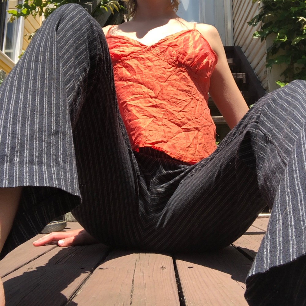 Pin stripe dress pants